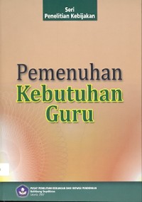 Pemenuhan kebutuhan guru