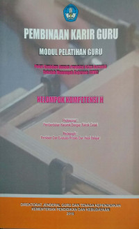 Image of Pembinaan karir guru modul pelatihan guru: paket keahlian desain produksi kriya keramik Sekolah Menengah Kejuruan (SMK) kelompok kompetensi H