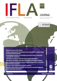 IFLA volume 40 (march 2014) no. 1