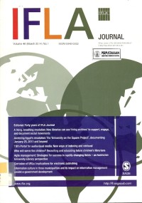 IFLA volume 40 (march 2014) no.1