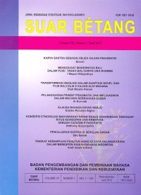 Suar betang volume vi, nomor 1, juni 2011