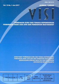 Image of Jurnal ilmiah visi vol. 12 no. 1 juni 2017