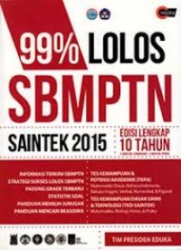 99% lolos SBMPTN: saintek 2015