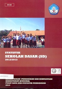 Statistik sekolah dasar (SD) 2012/2013