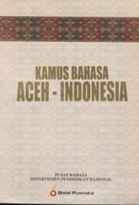 Kamus bahasa aceh - indonesia