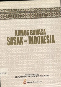 Kamus Bahasa Sasak - Indonesia