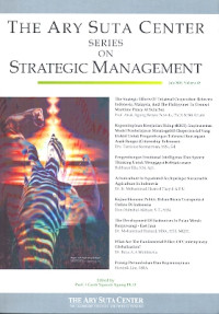 Image of The Ary suta center series on strategic management [july 2018, volume 42]