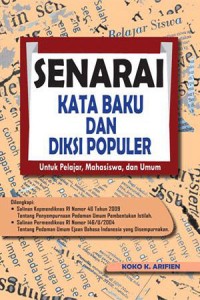 Senarai kata buku dan diksi populer