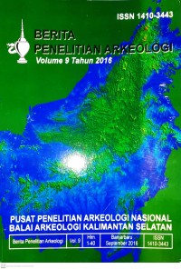 Berita penelitian arkeologi volume 9 tahun 2016