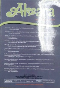 Aksara volume 31, nomor 1, juni 2019