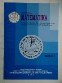 Pendidikan matematika: kumpulan bahan ajar diklat jarak jauh program guru konrak sekolah dasar