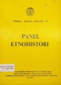 Seminar sejarah nasional III : panel etnohistori