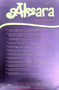 Aksara Volume 33, Nomor 1, Juni 2021