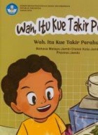 Wah, itu kue takir perahu!