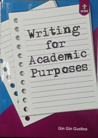 Image of Writing for academic purposes