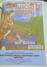 Nyi bungsu Rarang : Dogeng sunda buhun